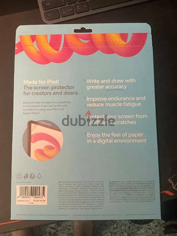 PaperLike Screen protector for ipad pro M4 13 inch. Brand new Sealed 1