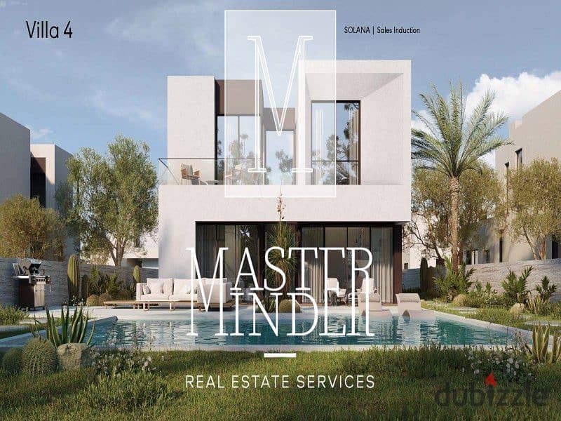 Twin house  in Solana west with private garden with Installments till 2031 2