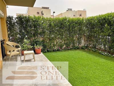 Studio for sale + ground floor with garden in front of Cairo Airport and Kempinski Hotel