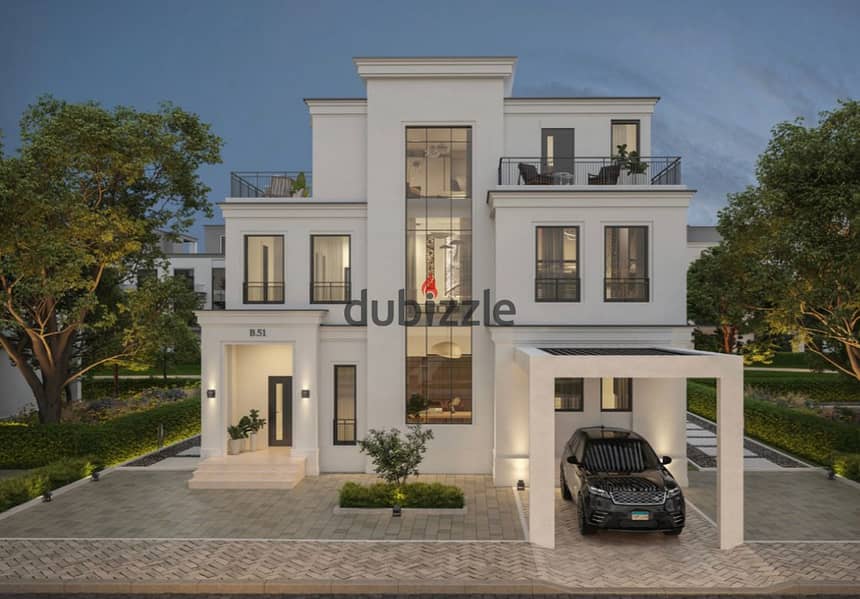 Own a villa in installments over 9 years, in a prime location in Sheikh Zayed, next to EMMAR 6