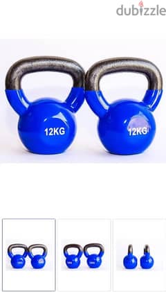 Elite vinyl kettlebell 12kg مستورد 0