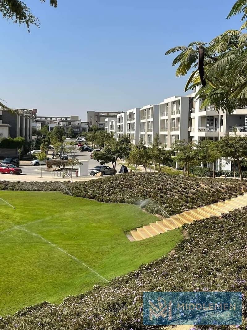 apartment 146 m very prime location view garden ready to move , taj city new cairo 6