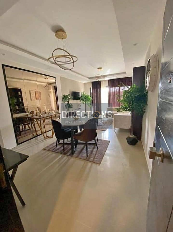 In a prime location and price, a ready-to-move-in apartment in Village West Compound in the heart of Sheikh Zayed 1