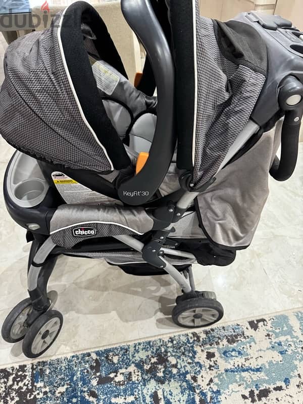 chicco travel set stroller and car seat 9