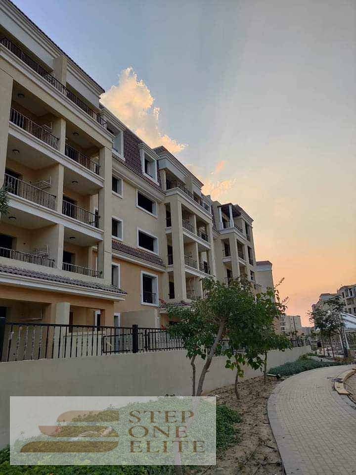 157 sqm apartment (3 rooms) for sale in Sarai Compound directly on Suez Road 9