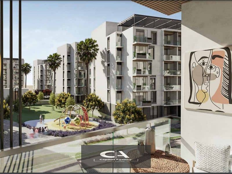 Get an apartment in the new phase of Icon Gardens Compound with a 10% down payment At a discount of 5%| In the Fifth Settlement in Golden Square Icon 10