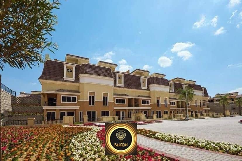 فيلا 3 ادوار (5 غرف ) بنص تمنها للبيع بالتقسيط ف كمبوند سراي القاهرة الجديدة / Villa For Sale In Sarai New Cairo 4