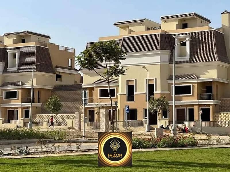 فيلا 3 ادوار (5 غرف ) بنص تمنها للبيع بالتقسيط ف كمبوند سراي القاهرة الجديدة / Villa For Sale In Sarai New Cairo 6