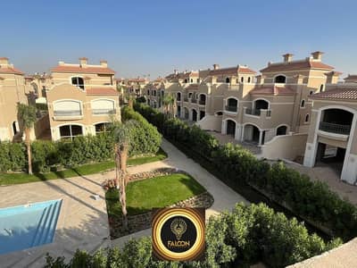 Ready to move  Corner townhouse villa with a Prime view on central park in Al Shorouk La Vista Patio Prime