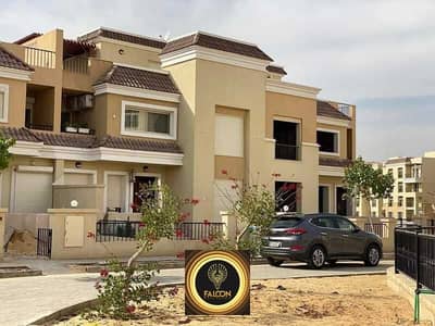 Corner Town House Villa 206m With Distinctive Division Prime Location For Sale In Sarai New Cairo Next To Madinaty