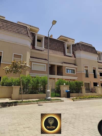 Villa 239 for sale in installments and a 38% cash discount in Sarai Compound in front of Madinaty