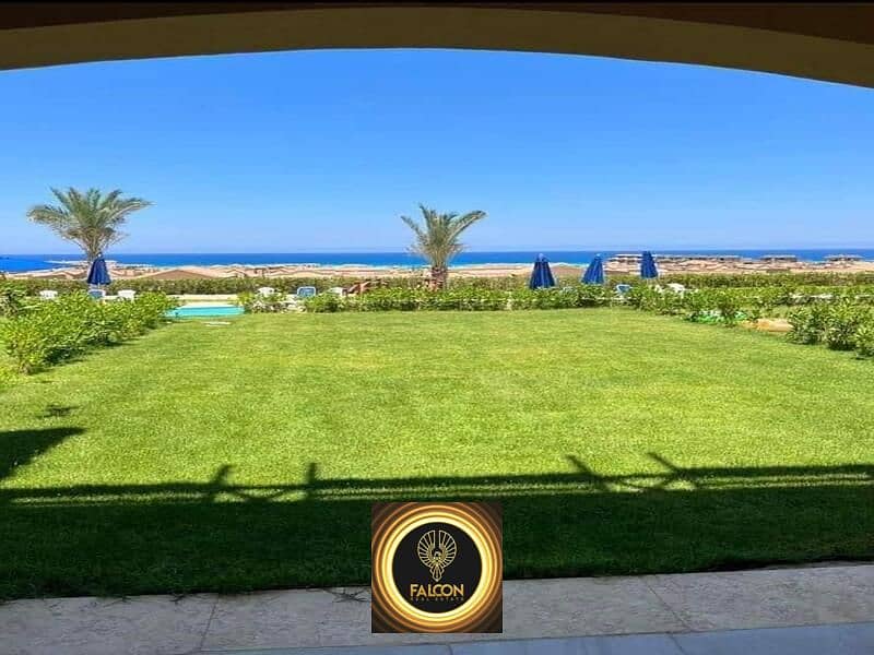 Receive now a chalet with a garden on the sea, ultra super deluxe finishing, in La Vista Gardens, Ain Sokhna 9