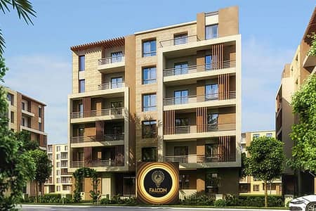 Apartment for sale in Taj City Gate 2 in front of Cairo Airport with an open view on the largest landscape in the project with a 42% discount