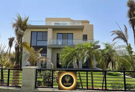 RTM villa for sale in Sodic The Estates, Sheikh Zayed, a very special villa in the best location in the compound with a fabulous view