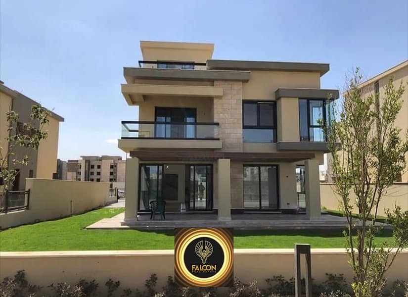 For sale, a villa from Sodic, immediate delivery, in the most distinguished location in Sheikh Zayed, in the Sodic Estates compound 5