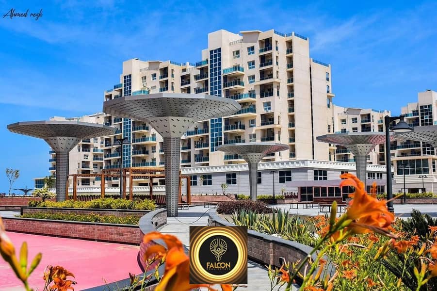 Apartment for sale, 188 sqm, immediate receipt, in Downtown, the heart of New Alamein, near Marassi, in installments 11