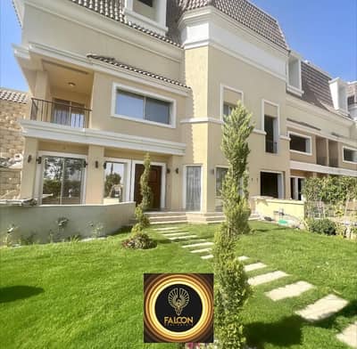 Standalone villa in the shape of a palace, 3 floors, prime location, with a 42% discount on the Suez Road