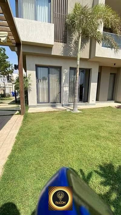 Ready to move 3 floors villa with installments for sale in La Vista Patio Prime Compound Shorouk City New Cairo next to Madenty