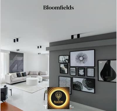 Fully finished apartment near the American University, with installments over 10 years and delivery soon, ready for inspection in Bloomfields Compound