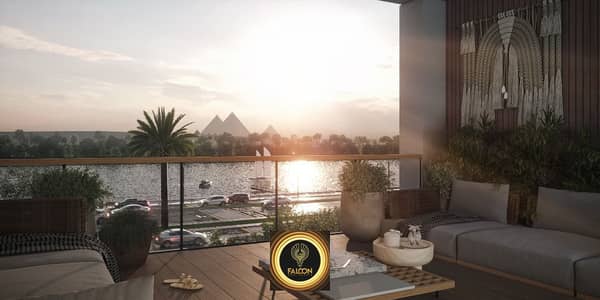 60m2 hotel apartments for immediate delivery in Khayali on the Nile for sale in Reve Du Nil Towers with the highest investment return