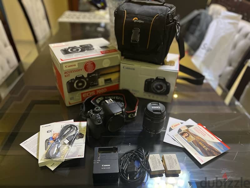 Canon 700D DSLR Camera (Like New) with Accessories 7