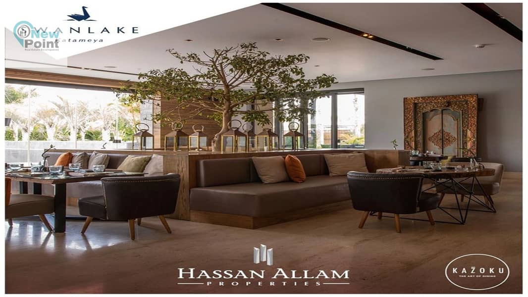 Apartment for sale in the most distinguished compounds in the Swan Lake compound by Hassan Allam 17