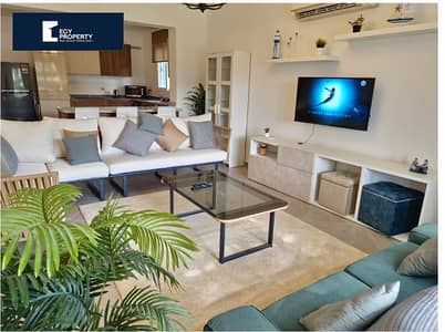 Super Lux Furnished Town House 5BR For Sale Direct To The Sea in Mountain View Ras El Hikma - North Coast