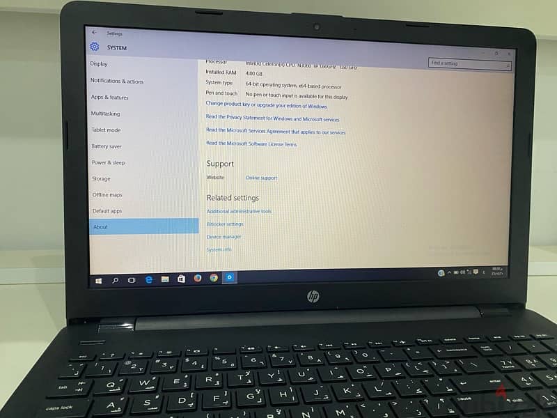 لأب توب hp بحاله كالجديد 3