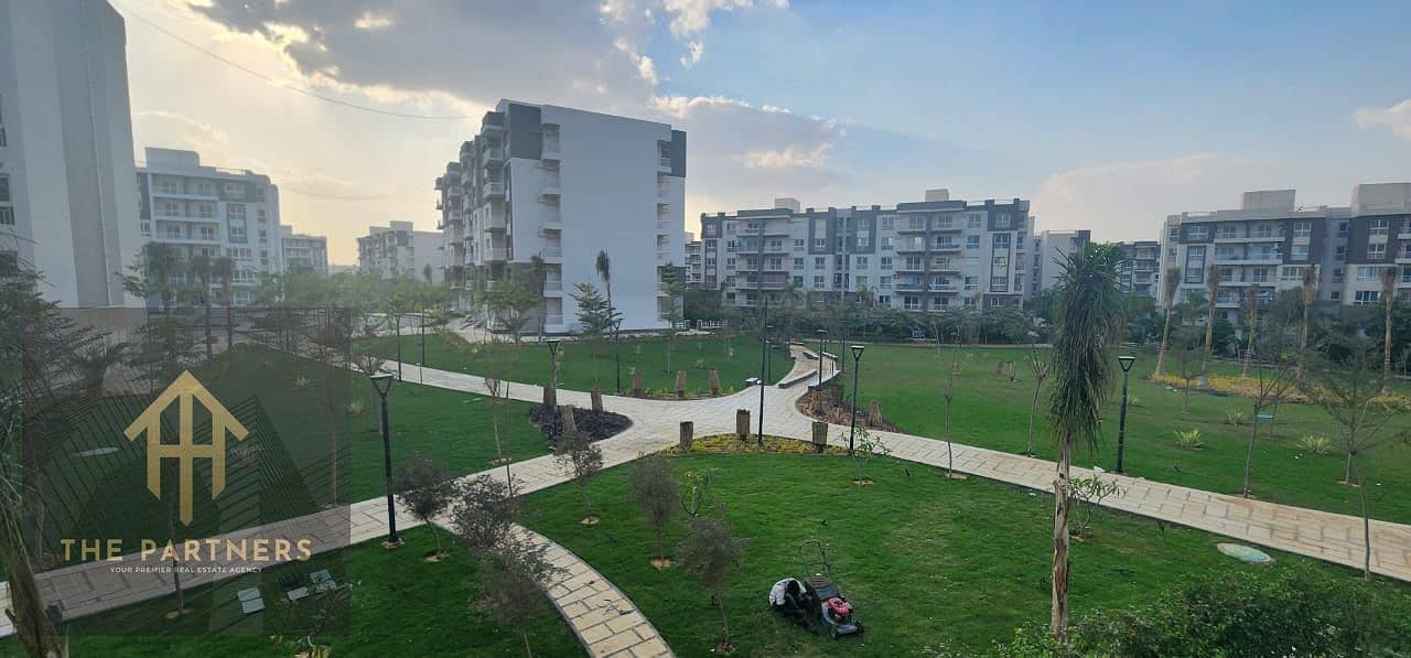 For sale Madinaty apartment area of 74 meters view wide wide garden 2