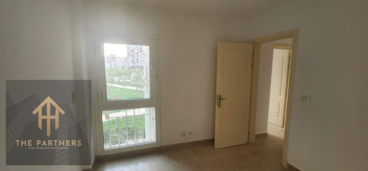 For sale Madinaty apartment area of 74 meters view wide wide garden 6