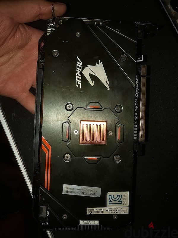 كارت شاشه Rx 580 Aorus RGB 4G 7