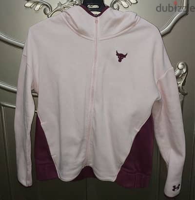 under armour pink jacket