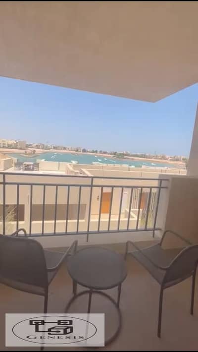 chalet with roof in mangroovy El Gouna fully finished  with AC's sea view