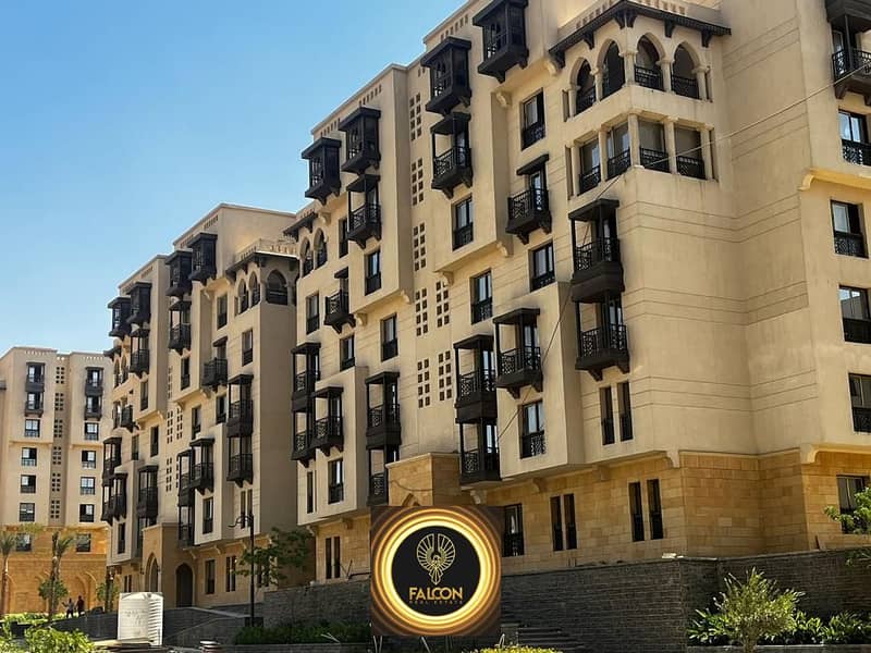 3-bedroom apartment, 150 square meters, for sale, immediate delivery, fully finished, with installments over 7 years, in Al-Fustat Compound 6