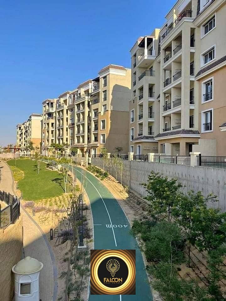 For sale in Sarai Compound, an apartment of 155 square meters, with a distinctive view of the garden, and with cash installments over 6 years 1