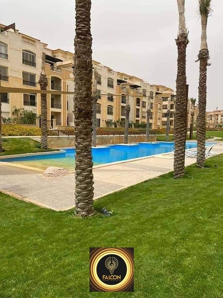 For sale in Sarai Compound, an apartment of 155 square meters, with a distinctive view of the garden, and with cash installments over 6 years 4