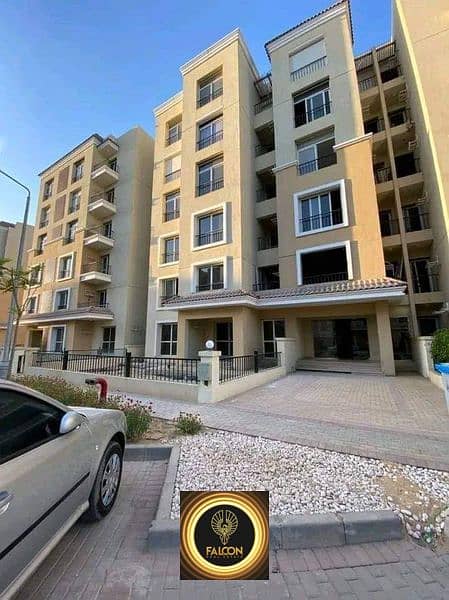 For sale in Sarai Compound, an apartment of 155 square meters, with a distinctive view of the garden, and with cash installments over 6 years 7