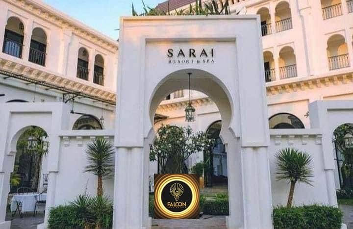 For sale in Sarai Compound, an apartment of 155 square meters, with a distinctive view of the garden, and with cash installments over 6 years 10