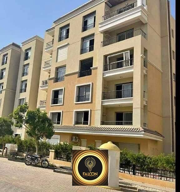 For sale in Sarai Compound, an apartment of 155 square meters, with a distinctive view of the garden, and with cash installments over 6 years 12