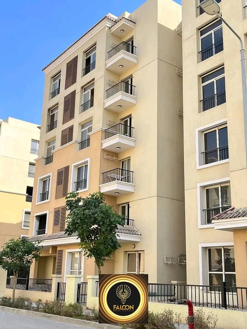 For sale in Sarai Compound, an apartment of 155 square meters, with a distinctive view of the garden, and with cash installments over 6 years 14