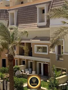 Premium Corner Town House Villa Direct Lagoon 206m With Distinctive Division Prime Location For Sale In Sarai New Cairo Next To Madinaty 0