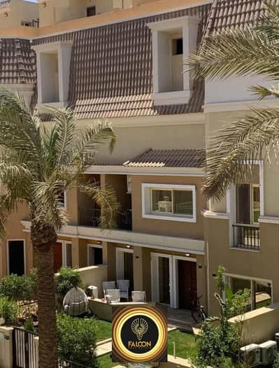 Premium Corner Town House Villa Direct Lagoon 206m With Distinctive Division Prime Location For Sale In Sarai New Cairo Next To Madinaty