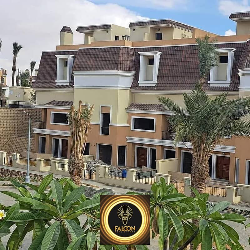 Premium Corner Town House Villa Direct Lagoon 206m With Distinctive Division Prime Location For Sale In Sarai New Cairo Next To Madinaty 4