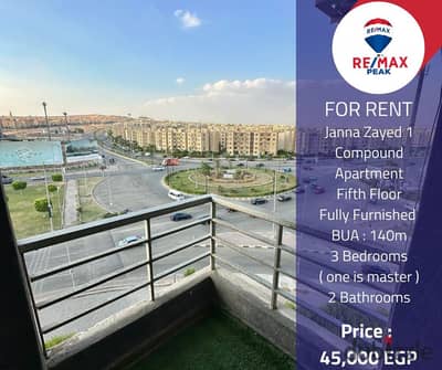 Janna Zayed 1 Compound Apartment For Rent  140m