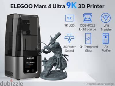 Elegoo Mars 4 Ultra 3d printer resin 9K