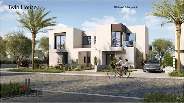 Twin house for sale in Solana East @ORA New Cairo 2