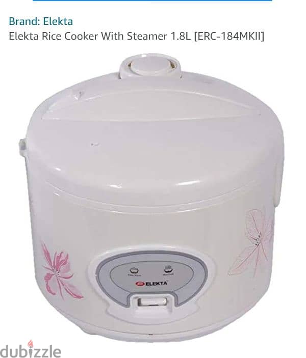 Electa  Rice cooker 1.8 liter 0