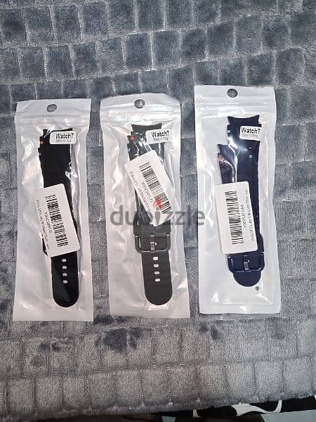 Samsung watch 7 44mm Green Sealed وارد الامارات 3 straps 2