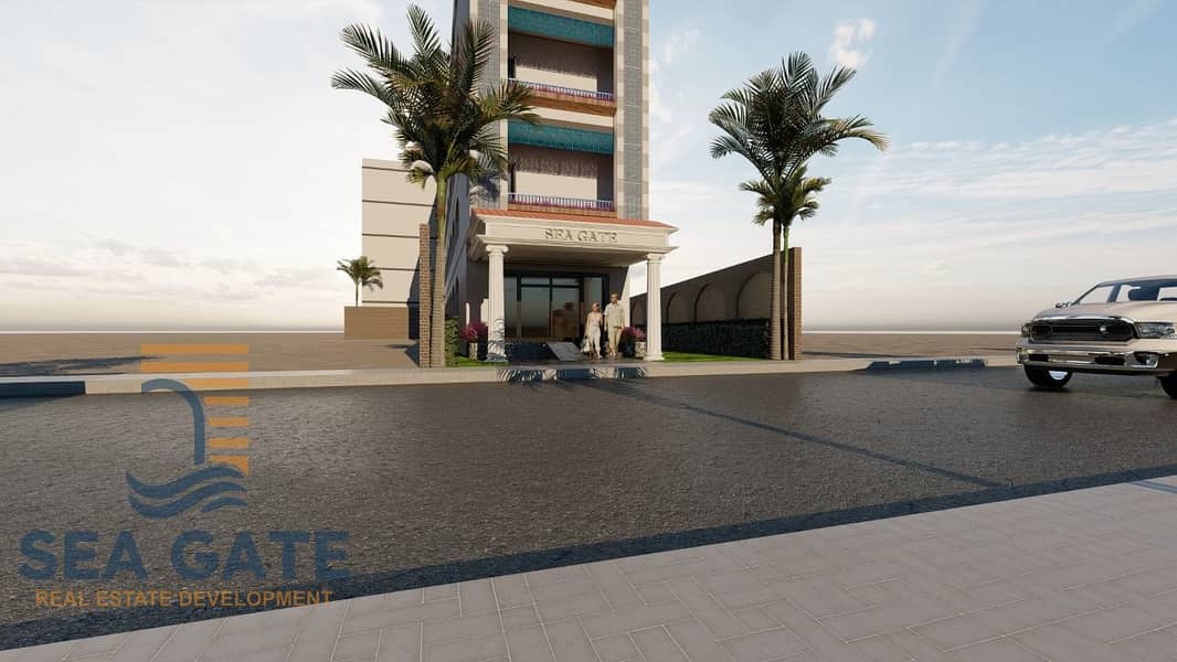 unit 74 meter for sale  in Grand Beausite Compound , one of the projects of Sea gate Real Estate Development Company in Marsa Matrouh 9