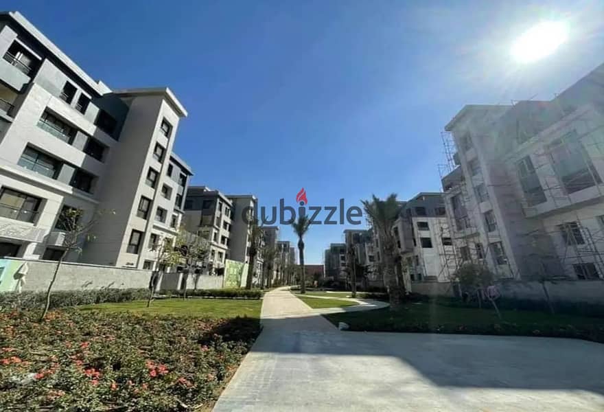 For sale apartment 130 m in Trio Gardens Compound | Trio Gardens 10 years installments near I City Fifth Settlement 4